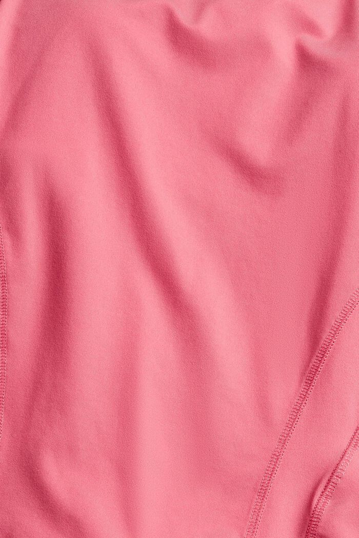Made of recycled material: sleeveless top with cups and E-DRY, PINK FUCHSIA, detail image number 4