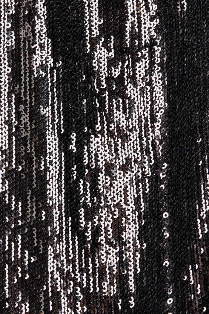 Sequined Satin Pants, SILVER, detail image number 5