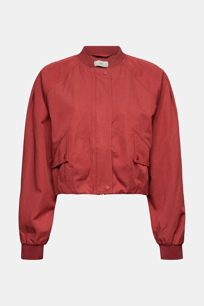 Linen blend: bomber jacket