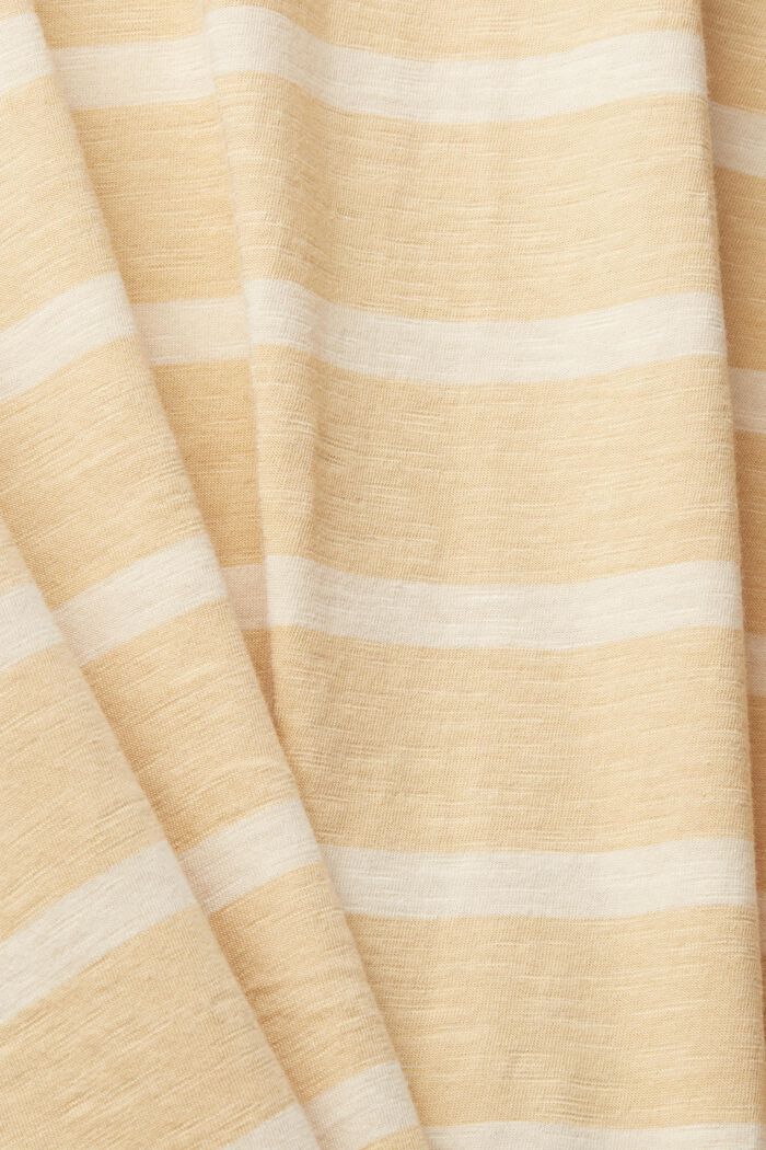 Striped jersey T-shirt, SAND, detail image number 5