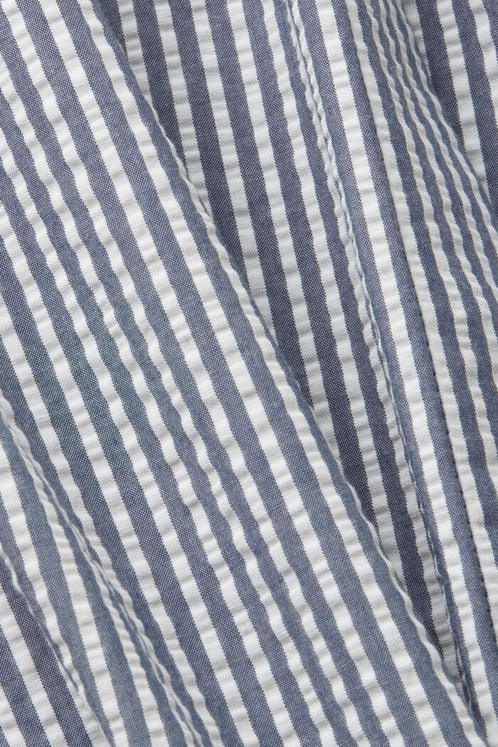 Seersucker shirt dress, 100% cotton, NAVY, detail image number 5