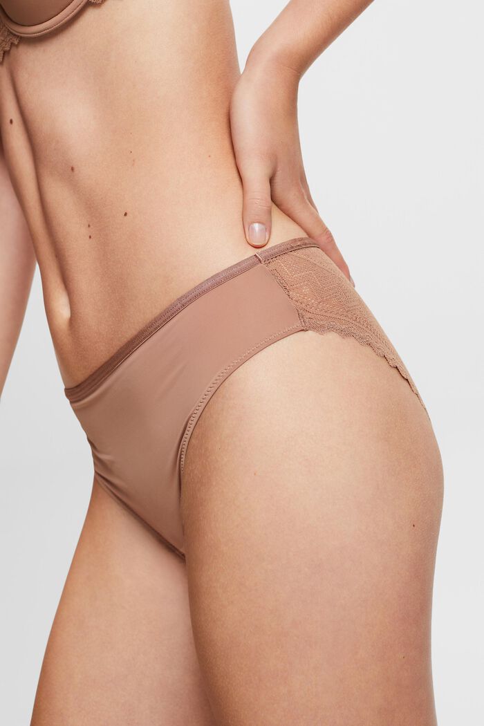 Graphic Lace Briefs, BEIGE, detail image number 2