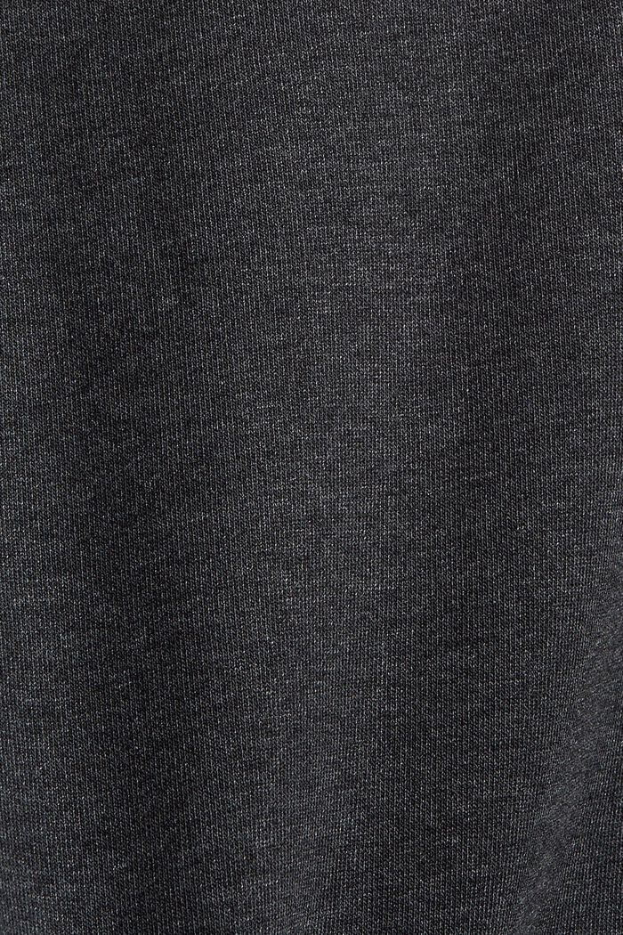 Hoodie made of organic blended cotton, BLACK, detail image number 4