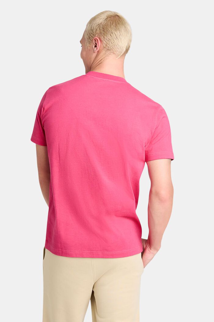 Unisex Logo Cotton Jersey T-Shirt, PINK FUCHSIA, detail image number 3