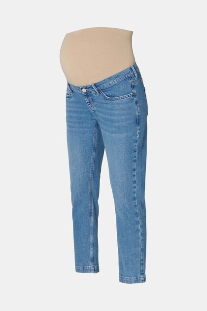 MATERNITY Over-The-Bump Cropped Jeans