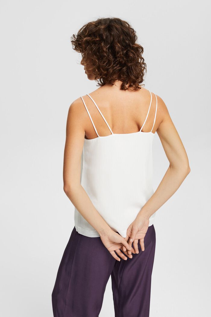 Top with double spaghetti straps, OFF WHITE, detail image number 3