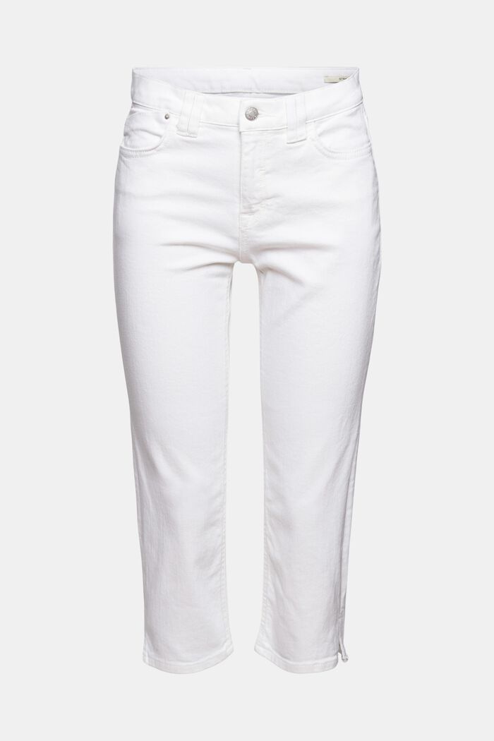 Capri-length jeans, WHITE, detail image number 5