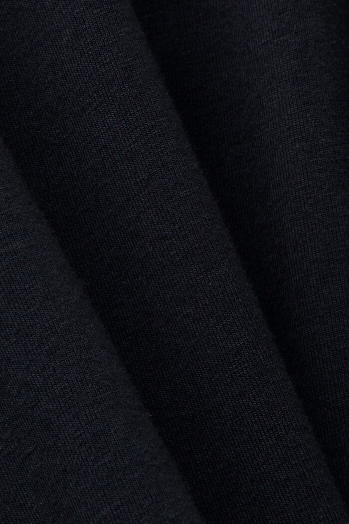 Cotton Jersey Logo T-Shirt, BLACK, detail image number 5