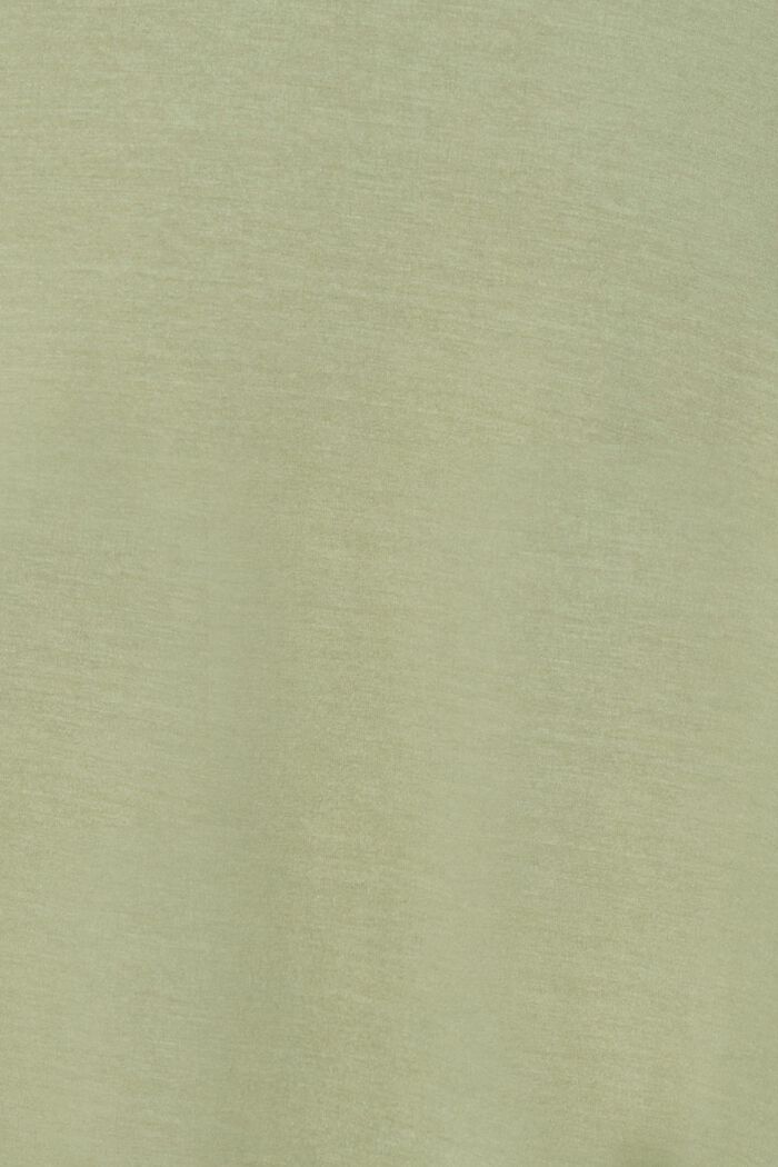 Jersey skirt with under-bump waistband, LENZING™ ECOVERO™, REAL OLIVE, detail image number 3