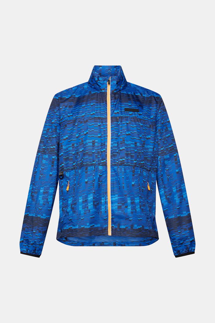 Water-resistant hooded jacket, BRIGHT BLUE, detail image number 6