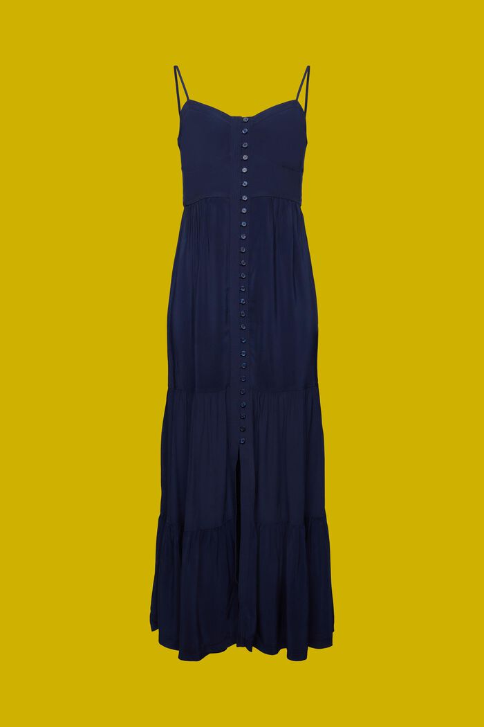 Strappy maxi dress, NAVY, detail image number 6