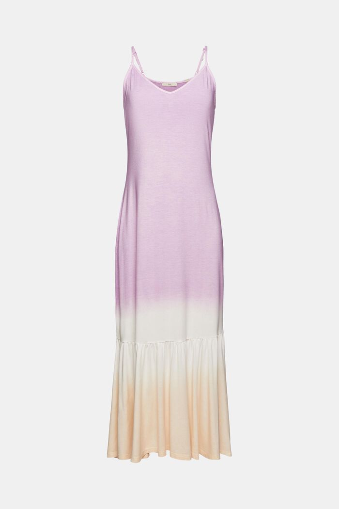 Maxi dress with graduated colours, LILAC, overview