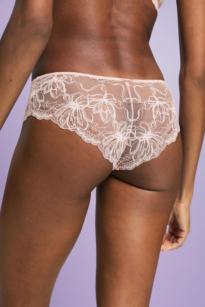 Brazilian Hipster Lace Shorts, LIGHT PINK, detail image number 2