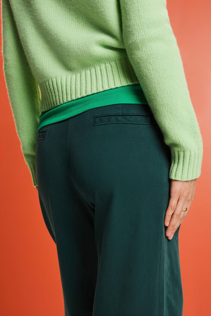 High-Rise Wide-Fit Chino, EMERALD GREEN, detail image number 2