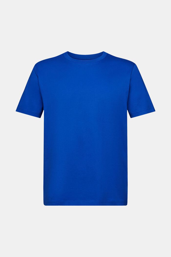 Crewneck Jersey T-Shirt, BRIGHT BLUE, detail image number 6
