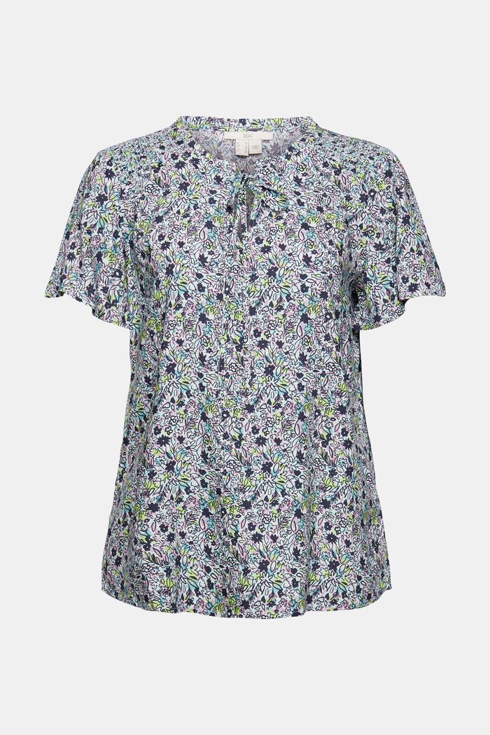 Floral pattern blouse, LENZING™ ECOVERO™: