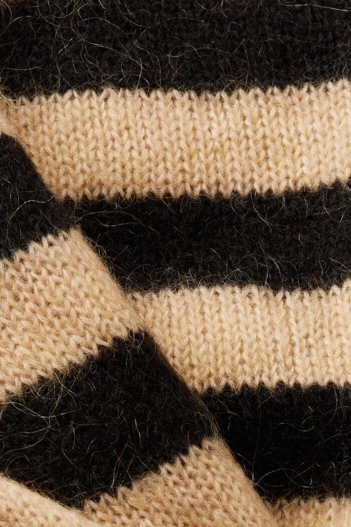 Wool-Mohair Blend Cardigan, BLACK, detail image number 5