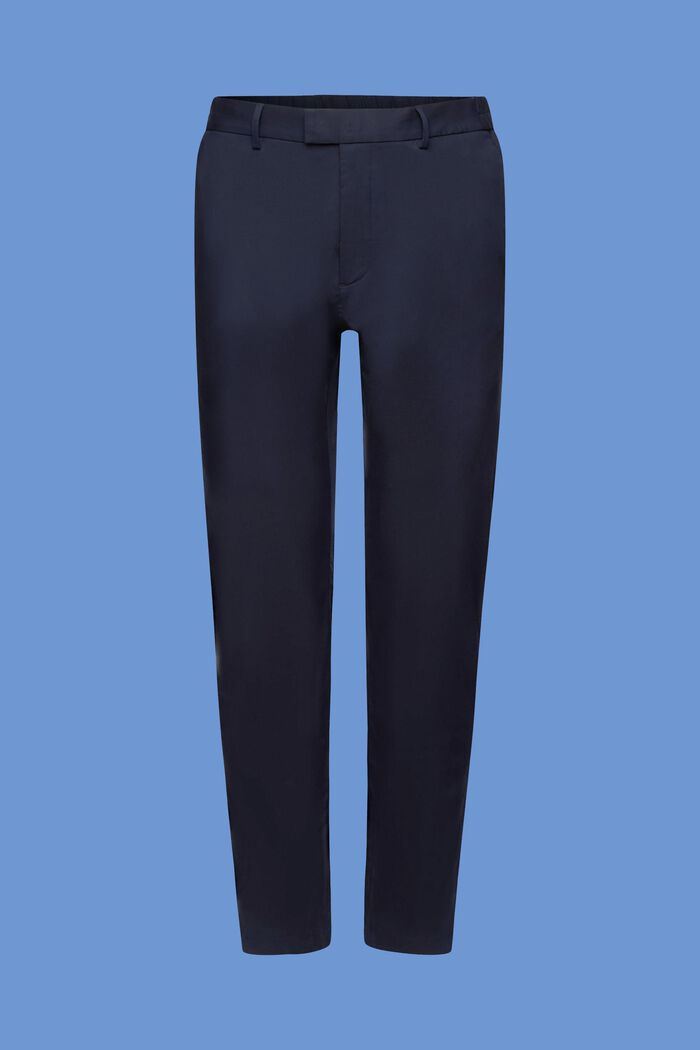 Poplin chino trousers, NAVY, detail image number 6