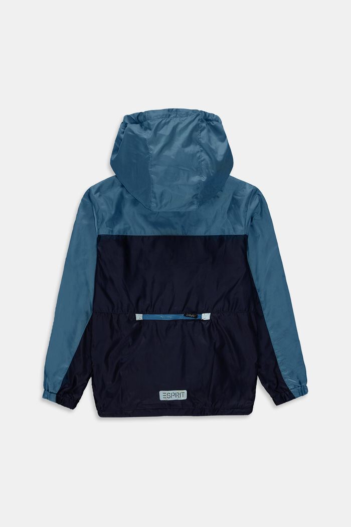 Lightweight transitional jacket with a hood, NAVY, detail image number 1