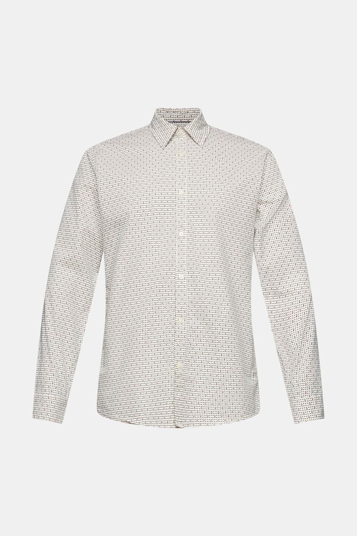 Slim fit shirt with all-over pattern, ICE, detail image number 7
