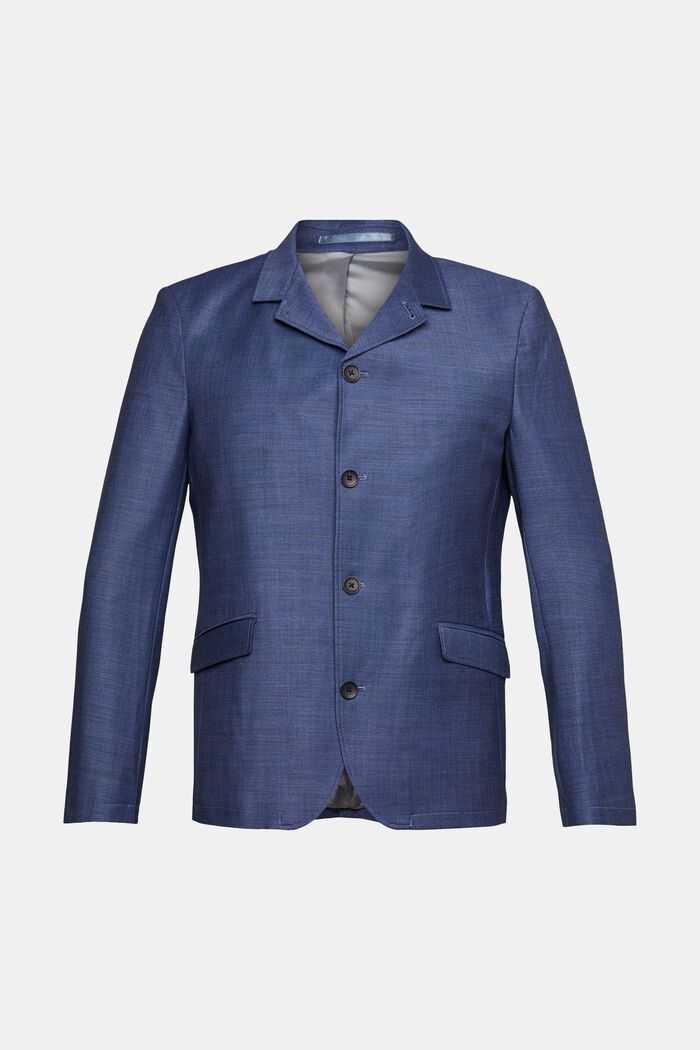 WOOL mix & match jacket, BLUE, detail image number 6
