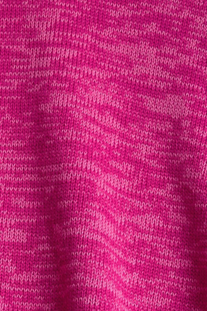 Jumper with openwork elements, PINK FUCHSIA, detail image number 4