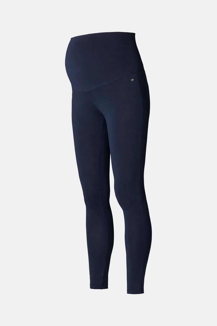 Leggings with an over-bump waistband, NIGHT BLUE, detail image number 4