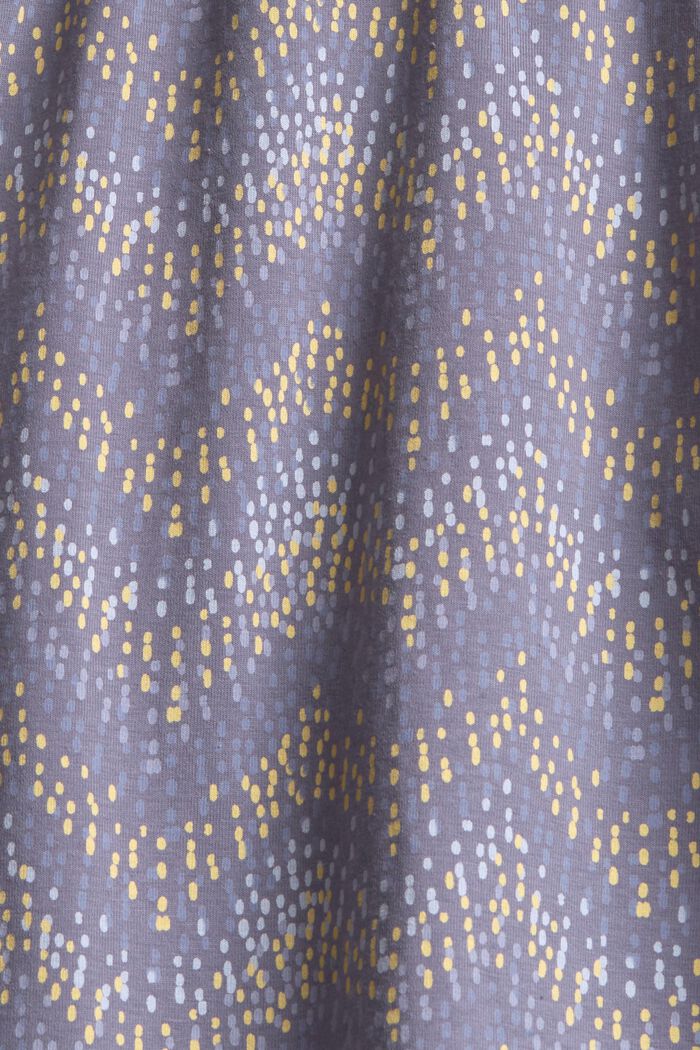 Pyjama shorts made of organic cotton, GREY BLUE, detail image number 4