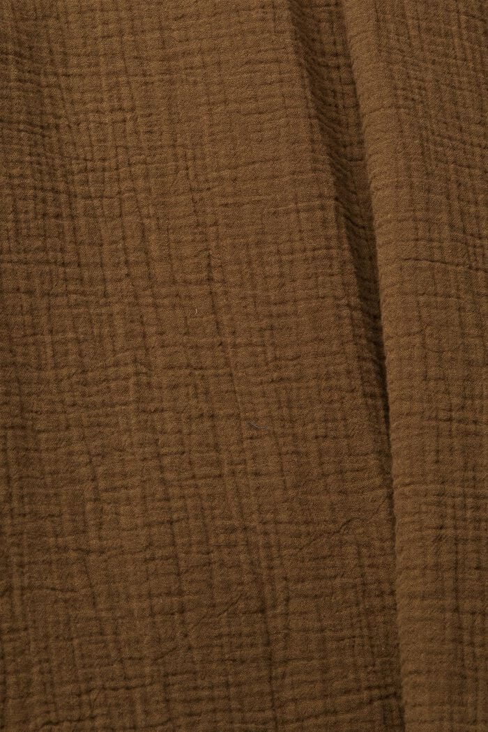 Unlined blazer with a crinkle finish, KHAKI GREEN, detail image number 4