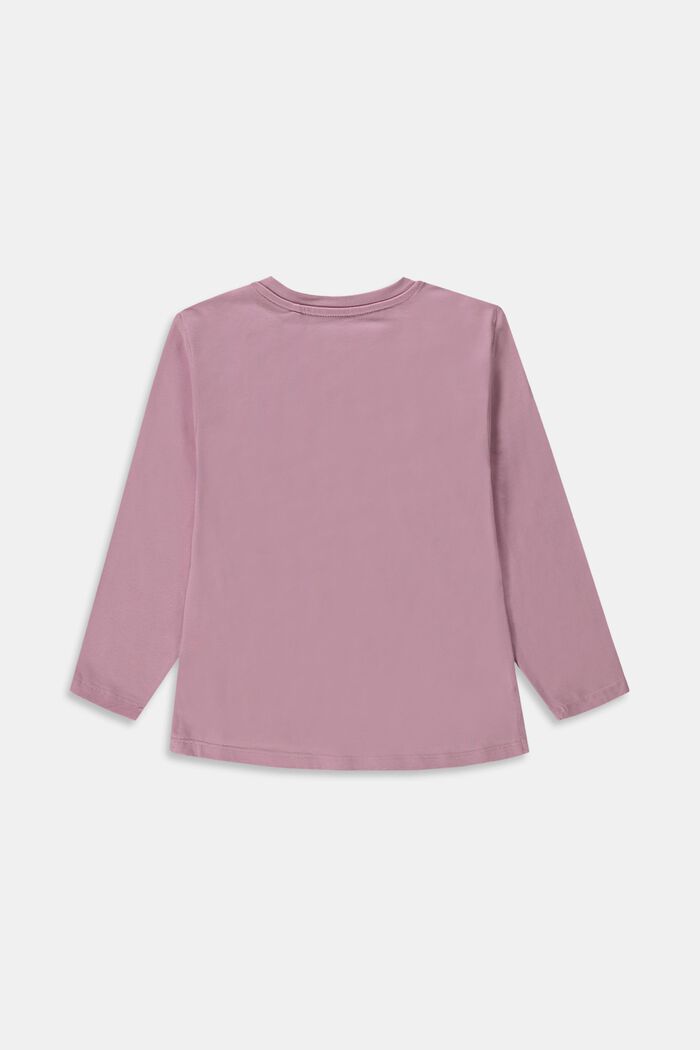 Long sleeve top with sequin details, MAUVE, detail image number 1