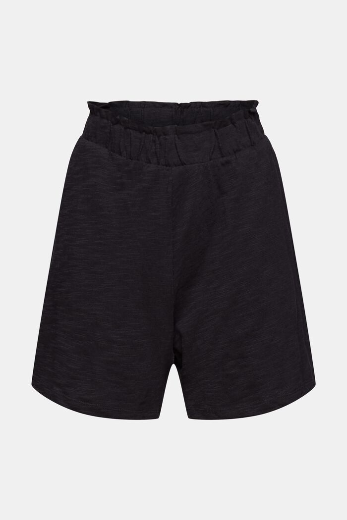 Jersey shorts, BLACK, overview