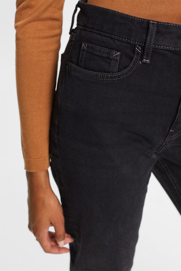 Recycled: classic retro jeans, BLACK DARK WASHED, detail image number 2