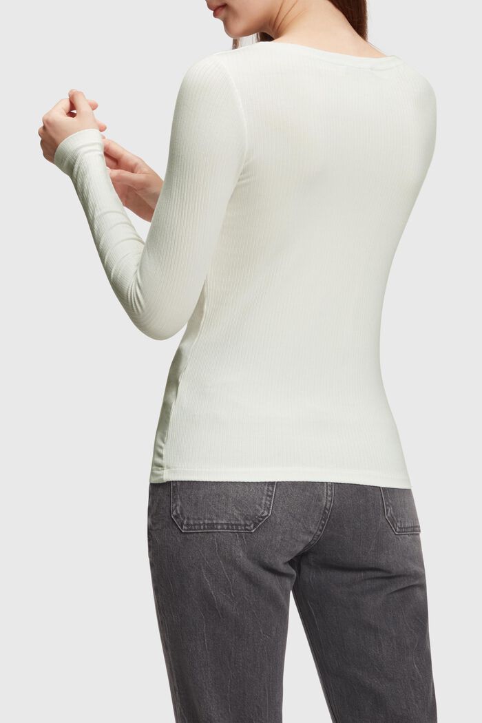 Cut-out top, OFF WHITE, detail image number 1