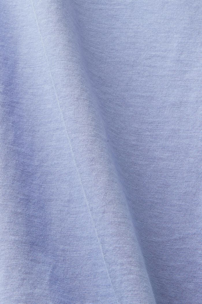 Front Print Jersey T-Shirt, BLUE LAVENDER, detail image number 4