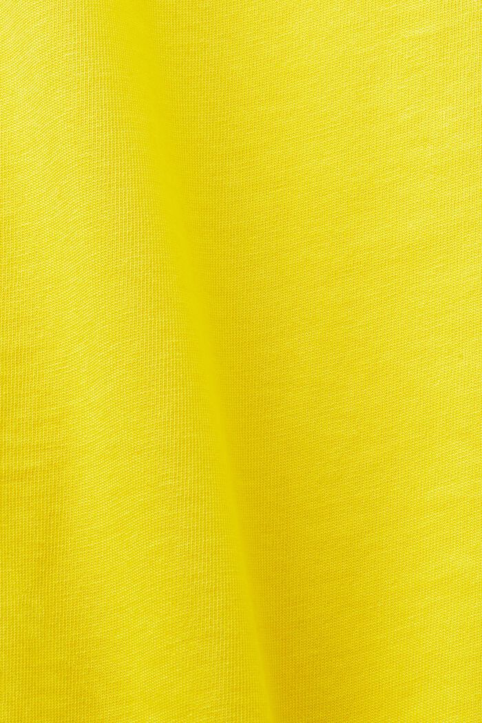 Unisex Logo Cotton Jersey T-Shirt, YELLOW, detail image number 6