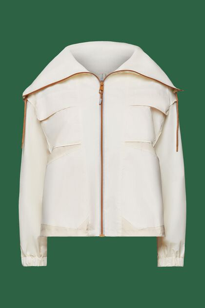 Stand-Up Collar Water-Resistant Jacket