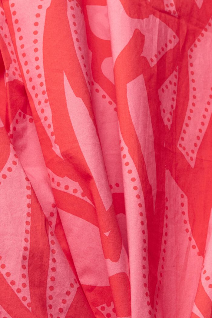 Blouse with pattern, PINK FUCHSIA, detail image number 4