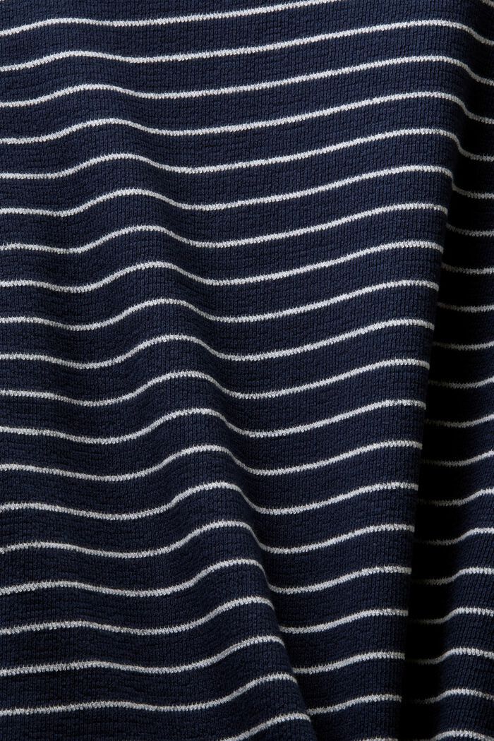 Striped long sleeve top, NAVY, detail image number 5