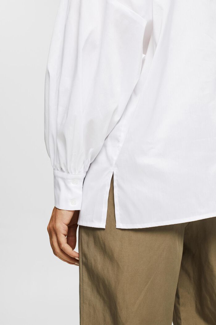 Blouse in an oversized look, WHITE, detail image number 2