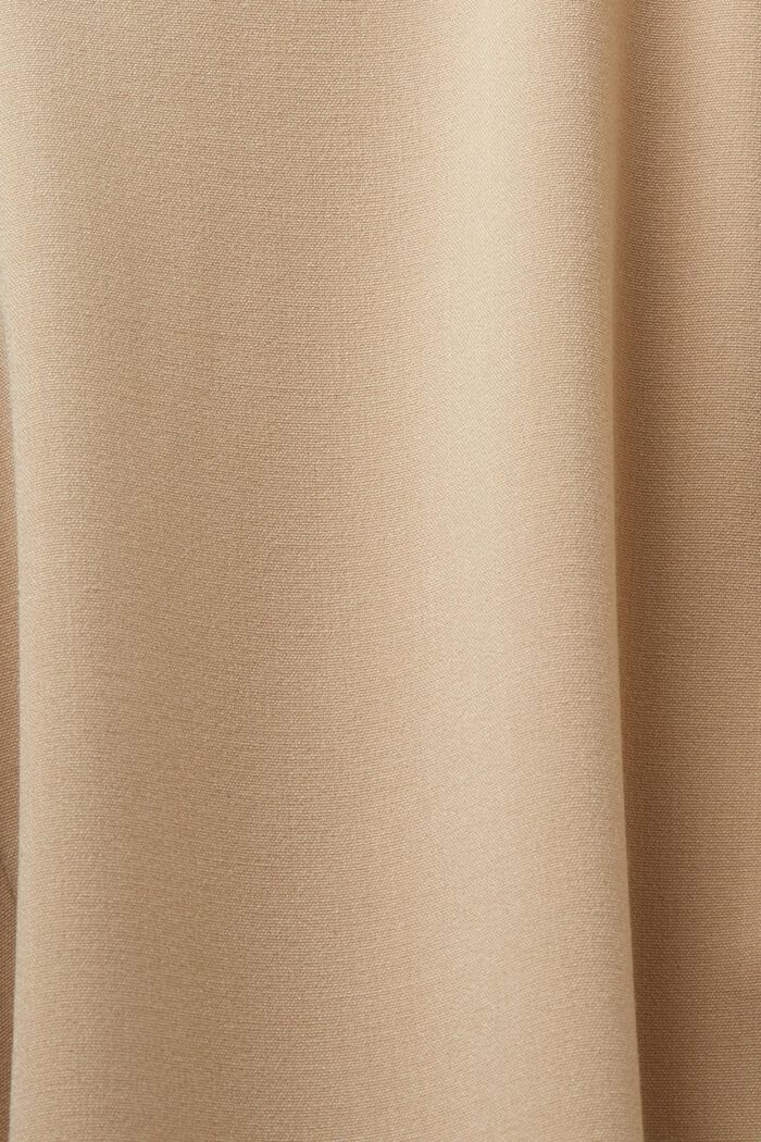 High-rise culottes with waist pleats, SAND, detail image number 6