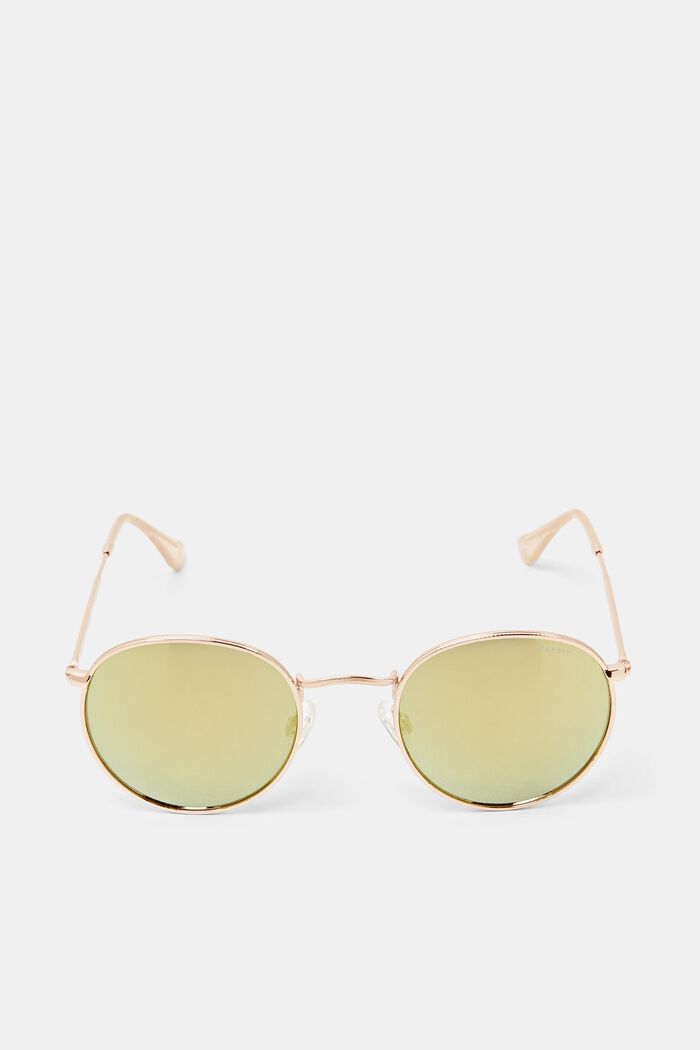 Mirrored Round Sunglasses, ROSE, detail image number 2