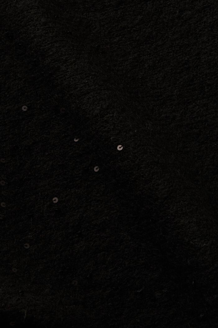 Sequin Bolero, BLACK, detail image number 5
