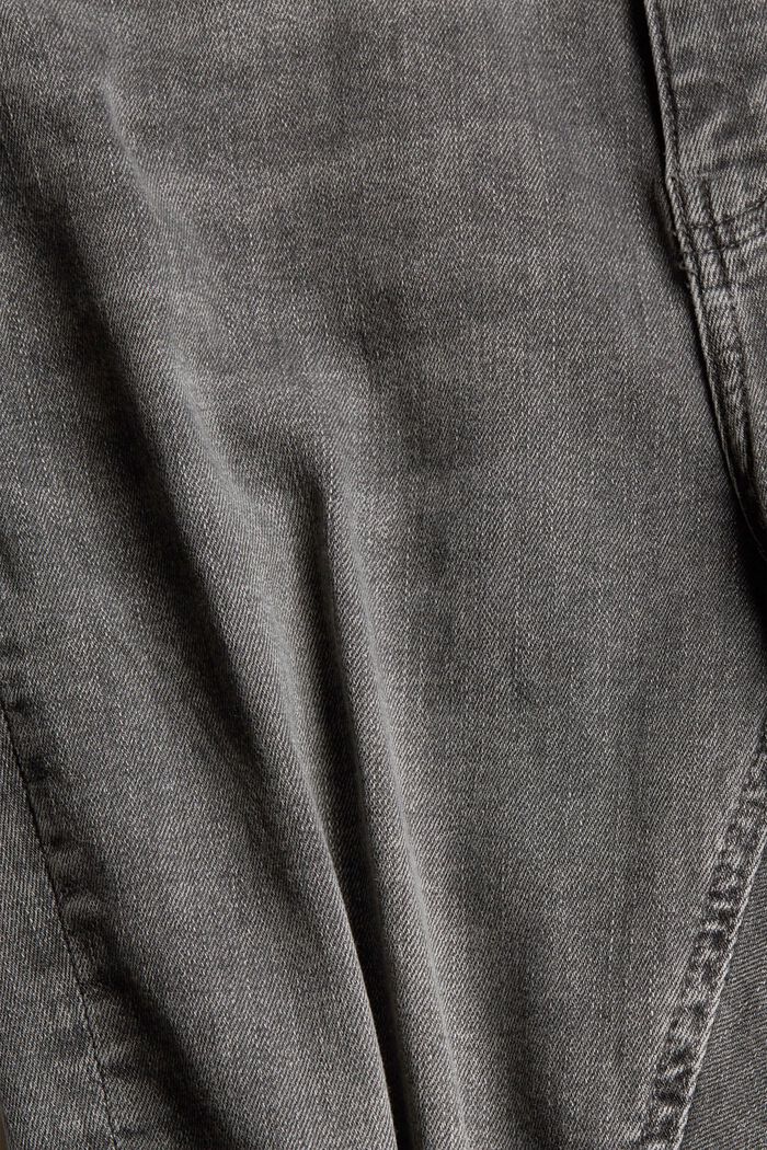 Stretch jeans with washed-out look, GREY MEDIUM WASHED, detail image number 1