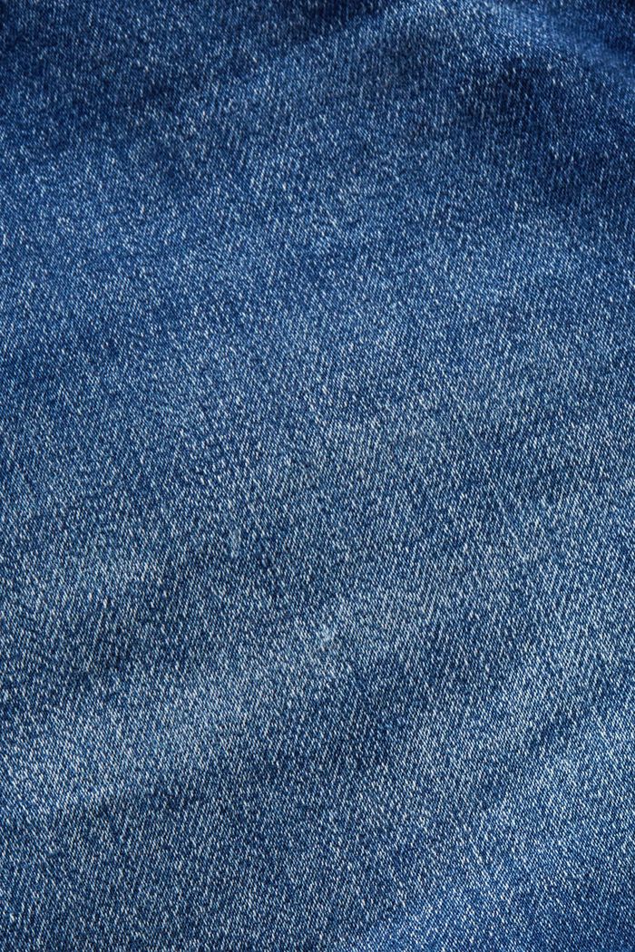 Mid-Rise Denim Shorts, BLUE MEDIUM WASHED, detail image number 6