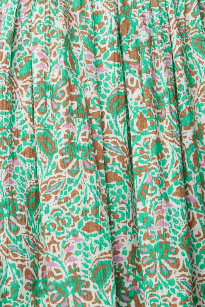 Patterned dress made of LENZING™ ECOVERO™, GREEN, detail image number 5