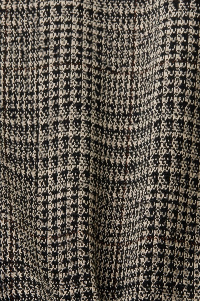 Checkered Mini Skirt, MEDIUM GREY, detail image number 6