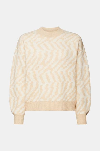 Abstract Jacquard Sweater