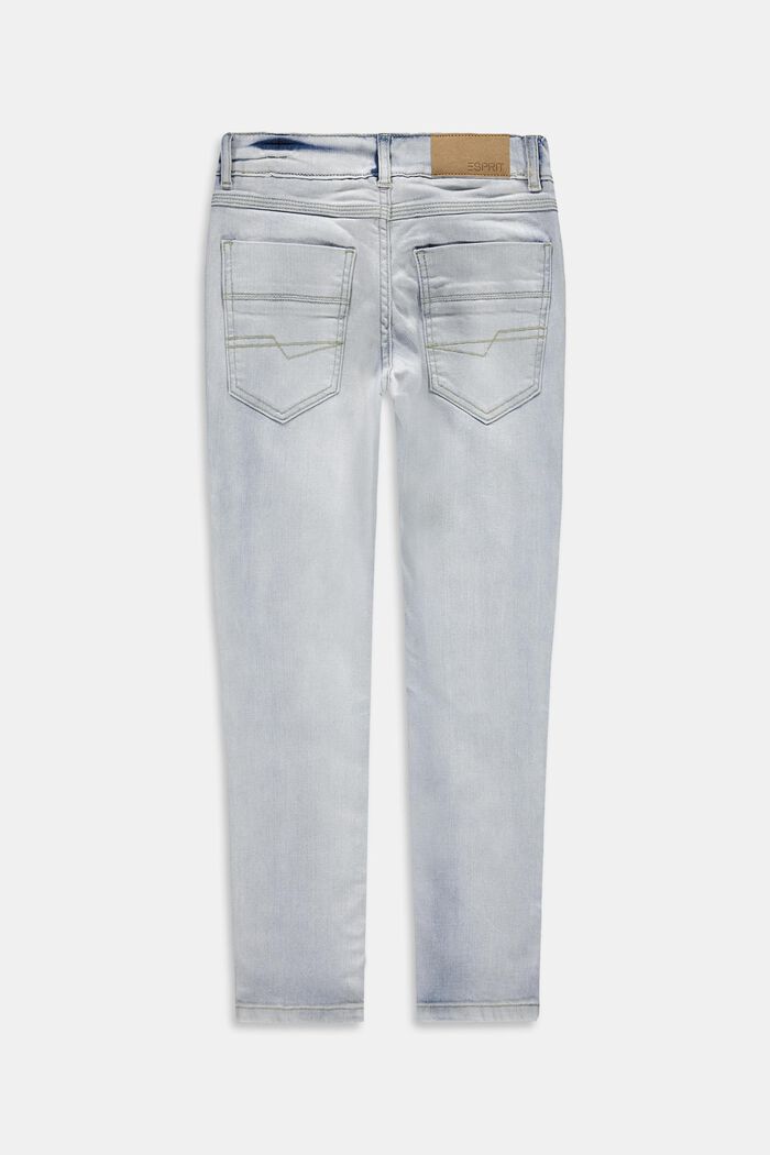 Stretch jeans with an adjustable waist, BLUE BLEACHED, detail image number 1