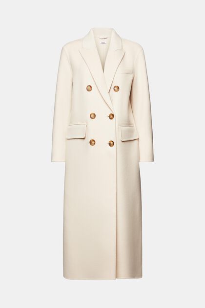 Wool-Cashmere Double-Breasted Coat