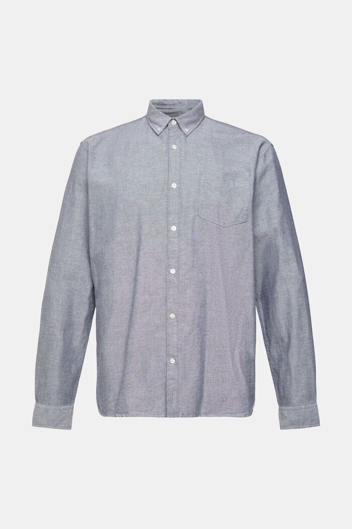 Button-down shirt, NAVY, detail image number 2